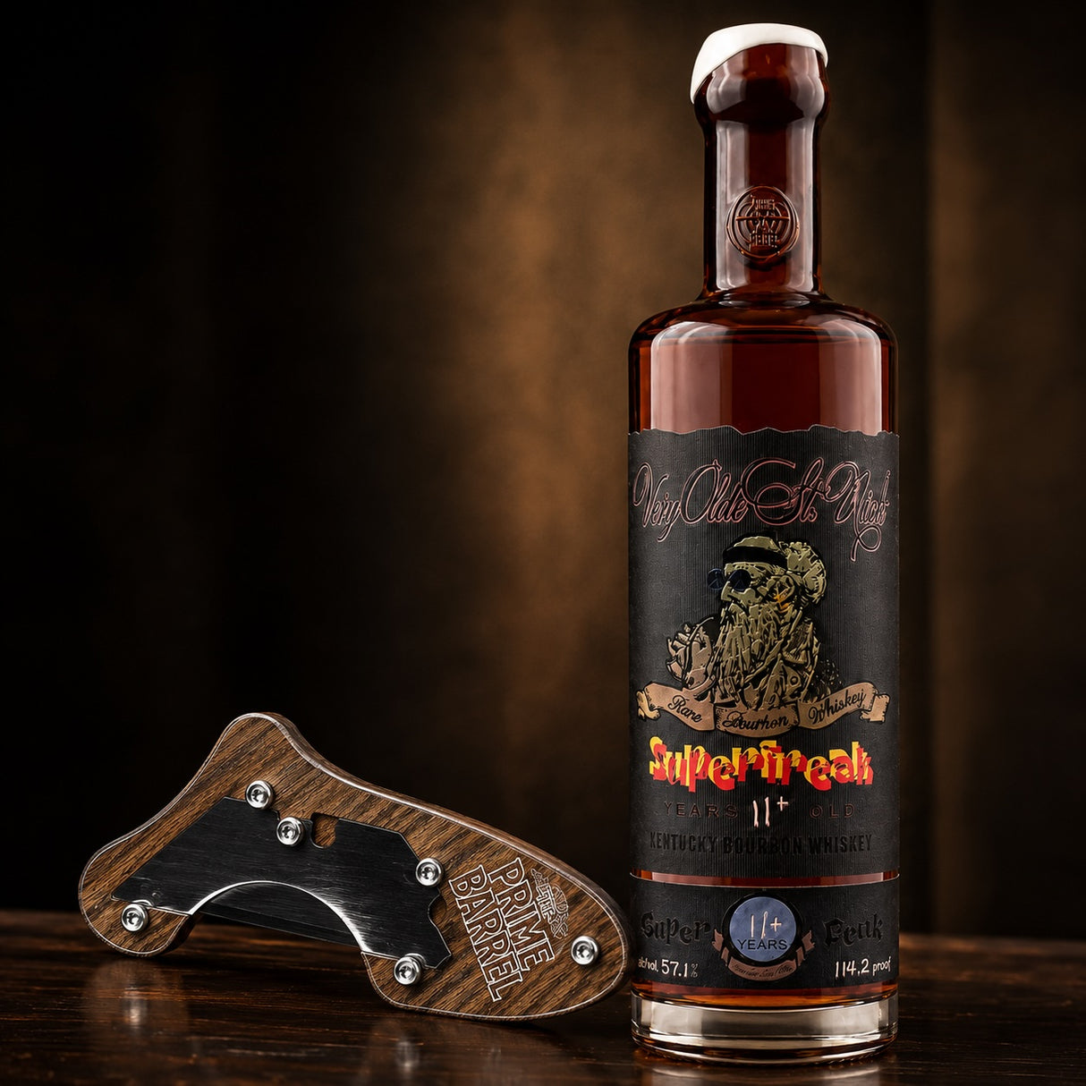 Prime Barrel Wax Cutter & Bottle Opener with Replaceable Blade