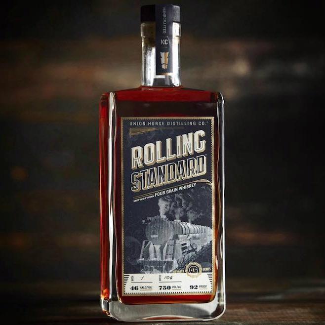 Rolling Standard Midwestern Four Grain Whiskeyのボトル画像