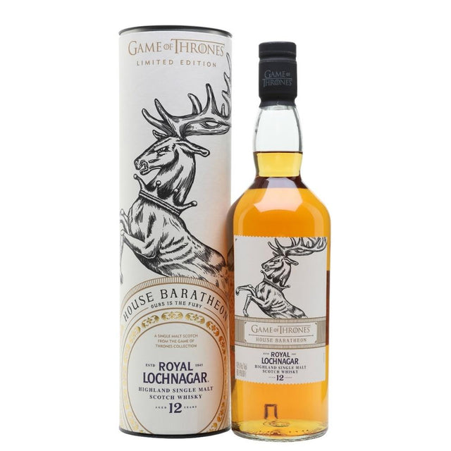 Game Of Thrones "House Baratheon" Royal Lochnagar 12-Year-Old Highland Single Malt Scotch Whisky 750ml