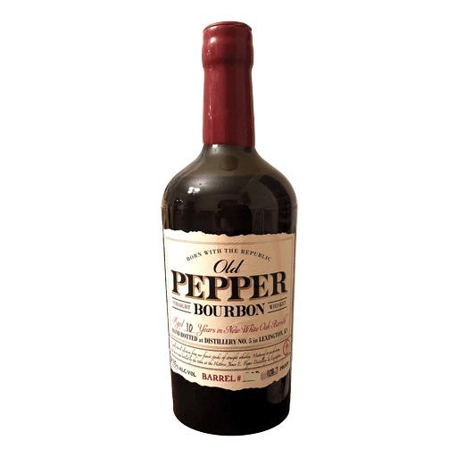 James Old Pepper 10 Year Straight Bourbon Whiskey 750ml