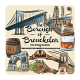 Breuckelen Distilling 77 Whiskey "The Borough of Breuckelen" 8 Year Collaboration Single Barrel Wheated Straight Bourbon Whiskey - De Wine Spot | DWS - Drams/Whiskey, Wines, Sake