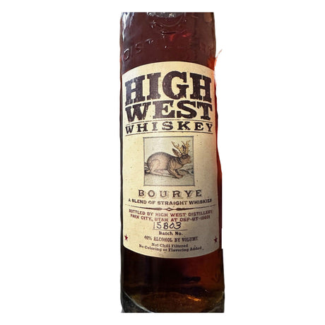 High West Bourye A Blend Of Straight Whiskies Old Label | Free Shipping on orders $400+