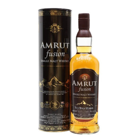 Amrut Distilleries Fusion Single Malt Whisky - De Wine Spot | DWS - Drams/Whiskey, Wines, Sake