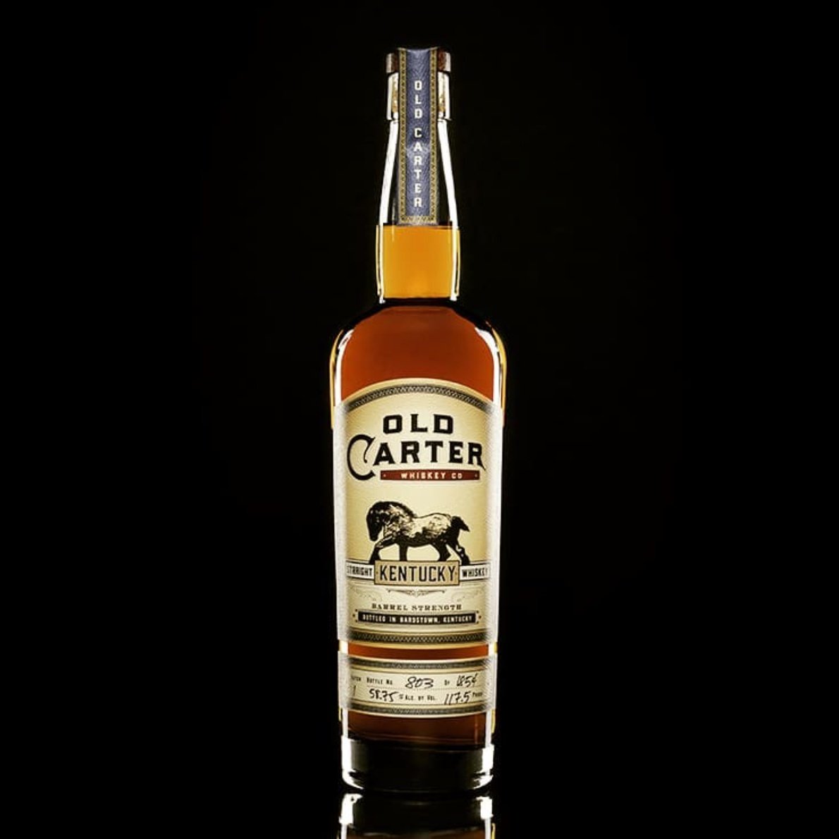 Old Carter Straight Kentucky Whiskey #1