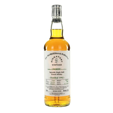 Longmorn 13 yrs Islay Unchillfiltered Signatory Single Malt Scotch Whisky - De Wine Spot | DWS - Drams/Whiskey, Wines, Sake