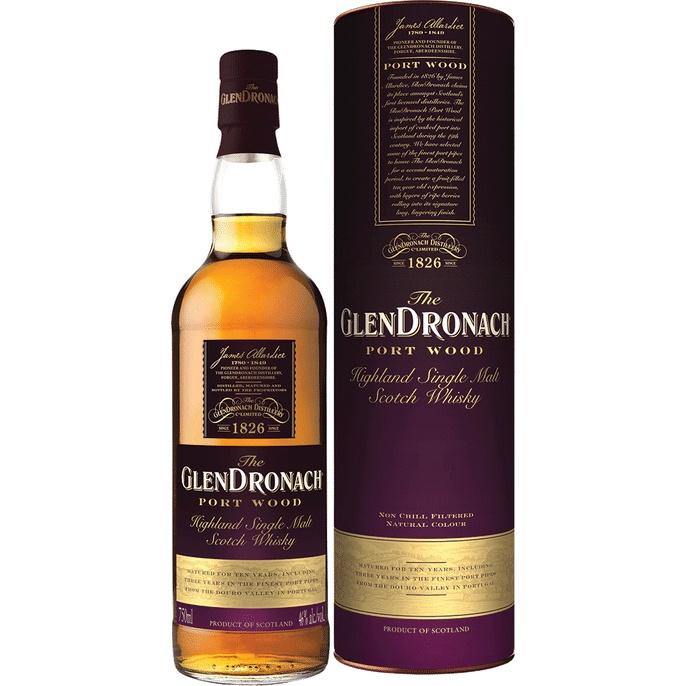The Glendronach Port Wood Highland Single Malt Scotch Whisky - De Wine Spot | DWS - Drams/Whiskey, Wines, Sake
