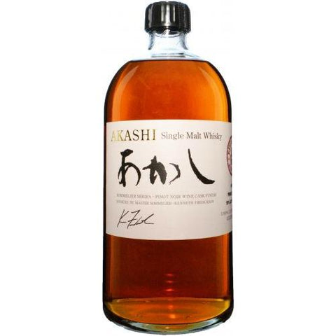 Akashi Sommelier Series Pinot Noir Wine Cask Finish Single Malt Whisky - De Wine Spot | DWS - Drams/Whiskey, Wines, Sake