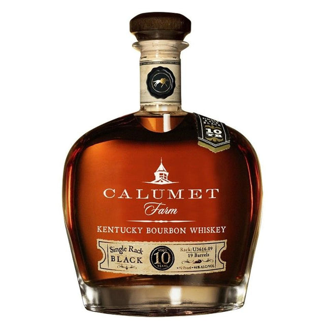 Calumet Farm 10 Year Old Single Rack Black Kentucky Bourbon 750ml