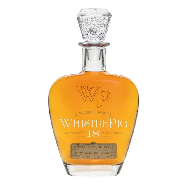 WhistlePig Double Malt 18 Year Old Straight Rye Whiskey 750ml