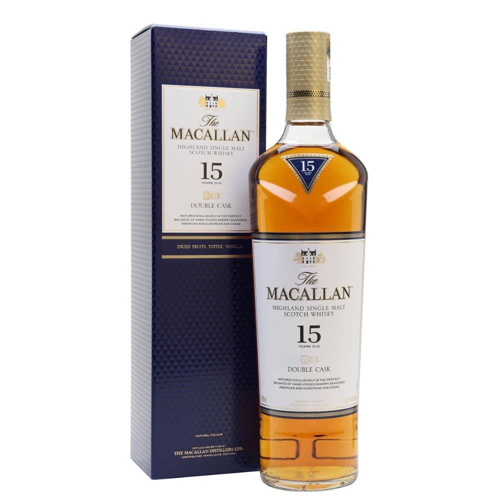 Macallan 15 Years Old Double Cask Highland Single Malt Scotch Whisky - De Wine Spot | DWS - Drams/Whiskey, Wines, Sake