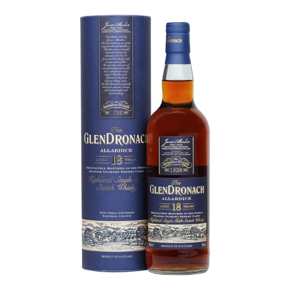 The GlenDronach Allardice 18 Years Highland Single Malt Scotch Whisky - De Wine Spot | DWS - Drams/Whiskey, Wines, Sake