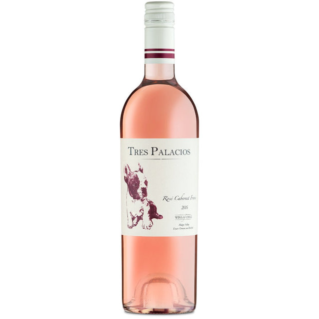 Tres Palacios Valle del Maipo Cabernet Franc Rose 750ml