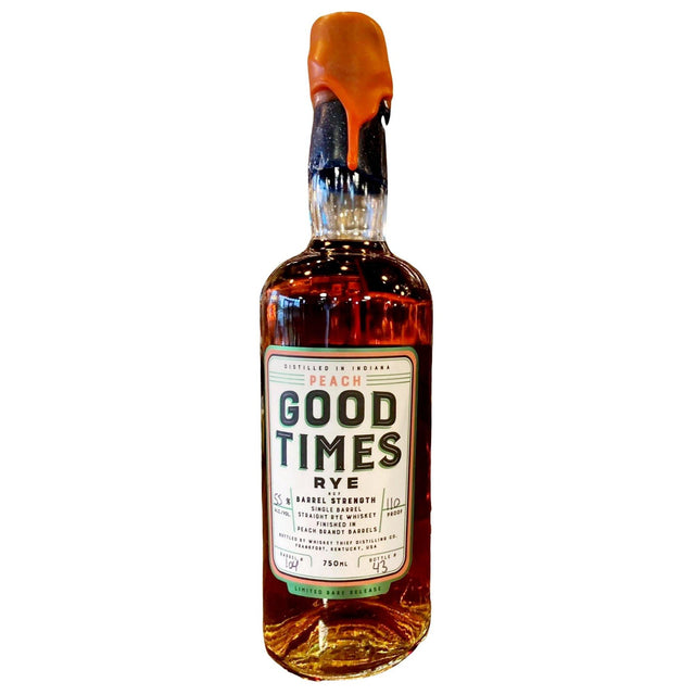 Good Times Jews and Booze "AmaR'ye" Straight Rye Whiskey Finished in Peach Brandy Barrels