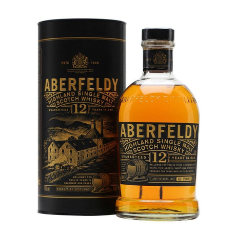 Aberfeldy 12 Years Highland Single Malt Scotch Whisky - De Wine Spot | DWS - Drams/Whiskey, Wines, Sake