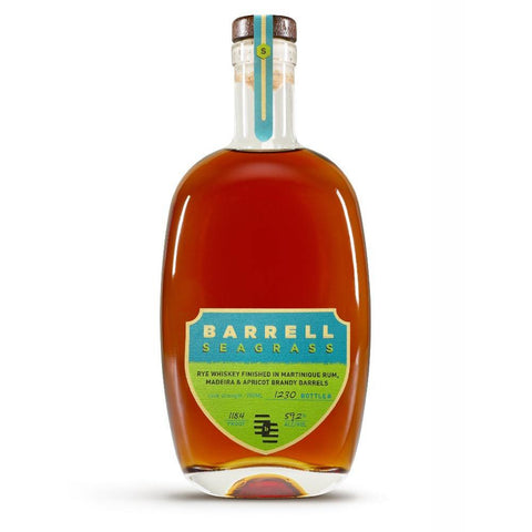 Barrell Craft Spirits "Seagrass" Rye Whiskey Finished in Martinique Rum, Madera and Apricot Brandy Barrels - De Wine Spot | DWS - Drams/Whiskey, Wines, Sake