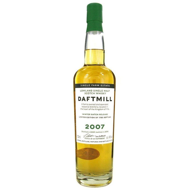 Daftmill 2007 Winter Batch Release Lowland Single Malt Scotch Whisky 750ml