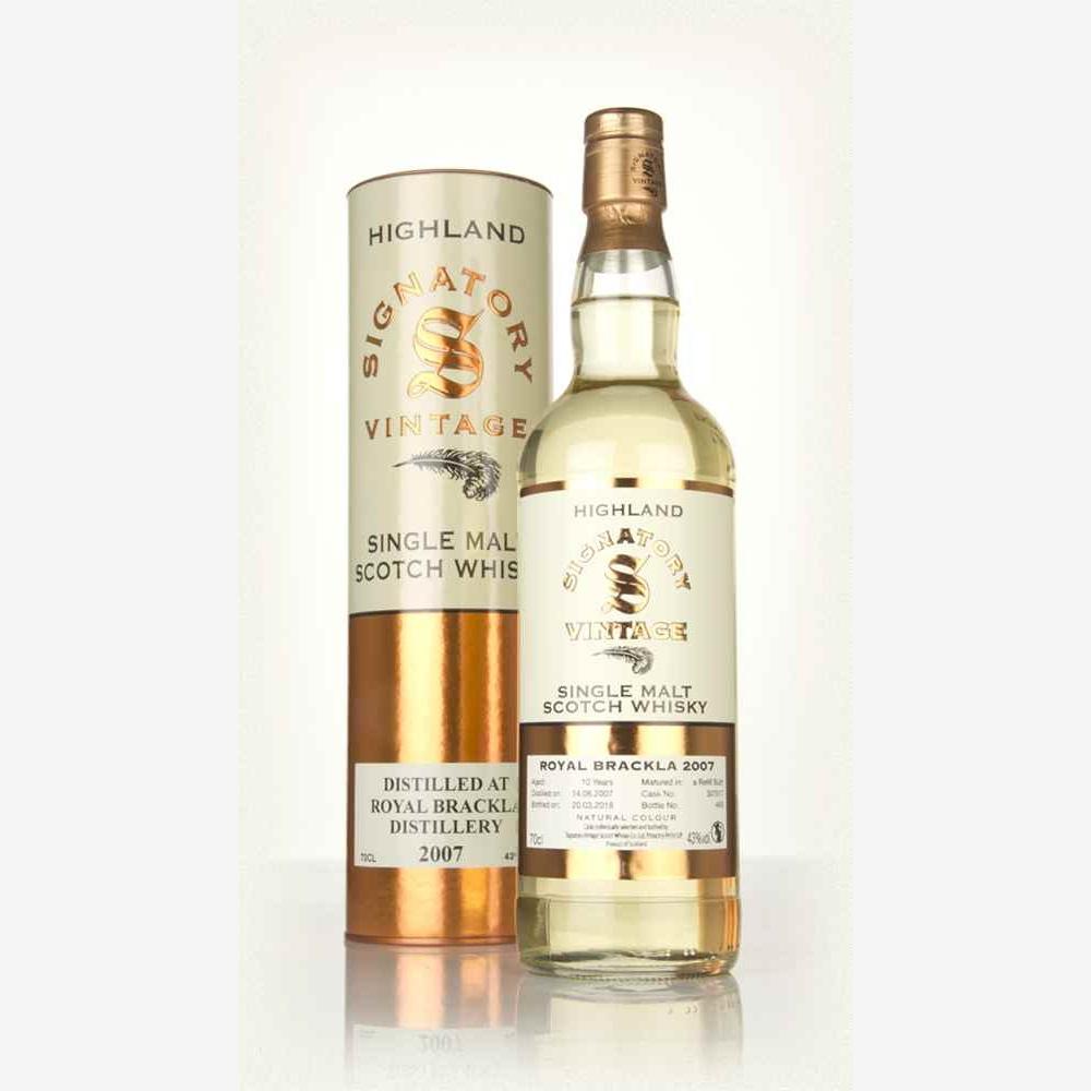 Royal Brackla 12 yrs Speyside 86 Proof Signatory Single Malt Scotch Whisky