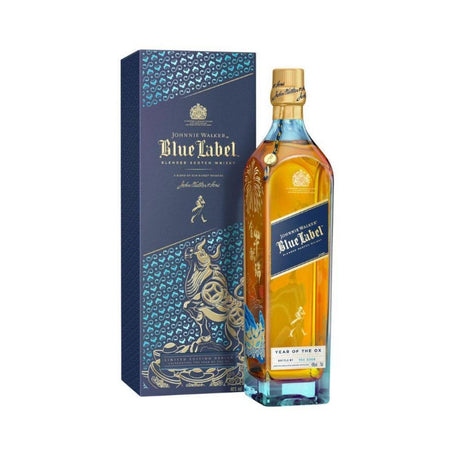 Johnnie Walker Blue Label Year of The Ox Scotch Whisky - De Wine Spot | DWS - Drams/Whiskey, Wines, Sake
