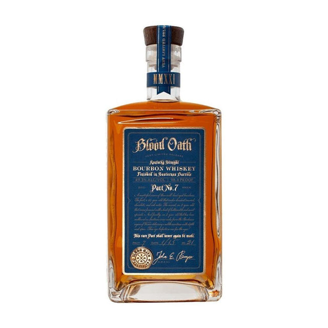 Blood Oath Kentucky Straight Bourbon Whiskey Pact No.7