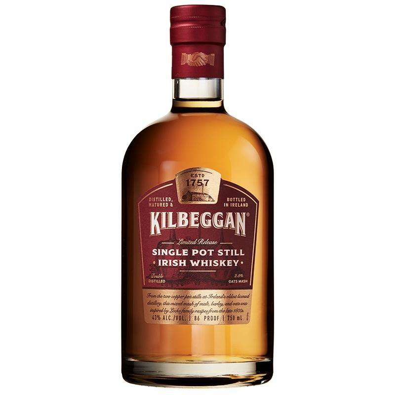 Kilbeggan Single Pot Still Irish Whiskey 750ml