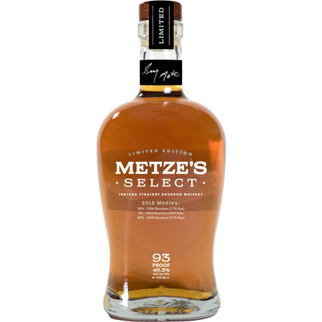 Metze's Select Limited Edition 2015 Indiana Straight Bourbon Whiskey 750ml