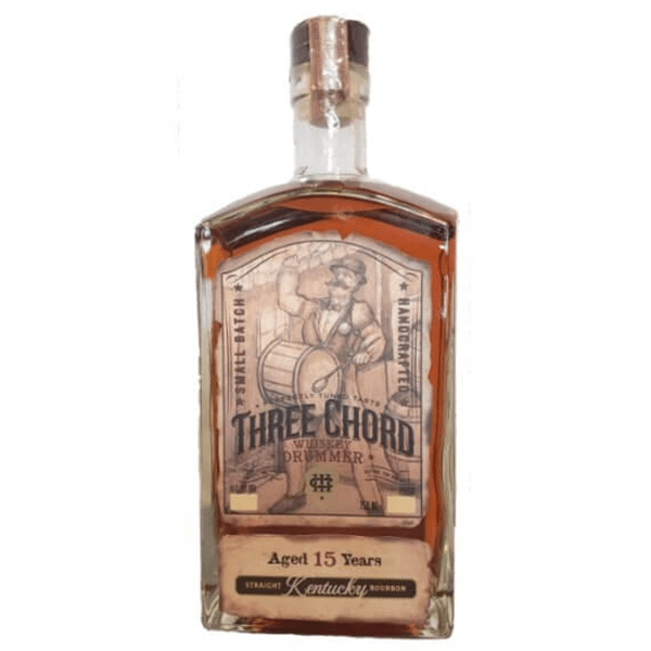 Three Chord Whiskey Drummer 15 Year Old Kentucky Straight Bourbon Whiskey 750ml