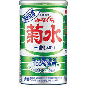 Kikusui Shuzo Funaguchi Shinmai Shinshu Honjozo Sake Can 200ml