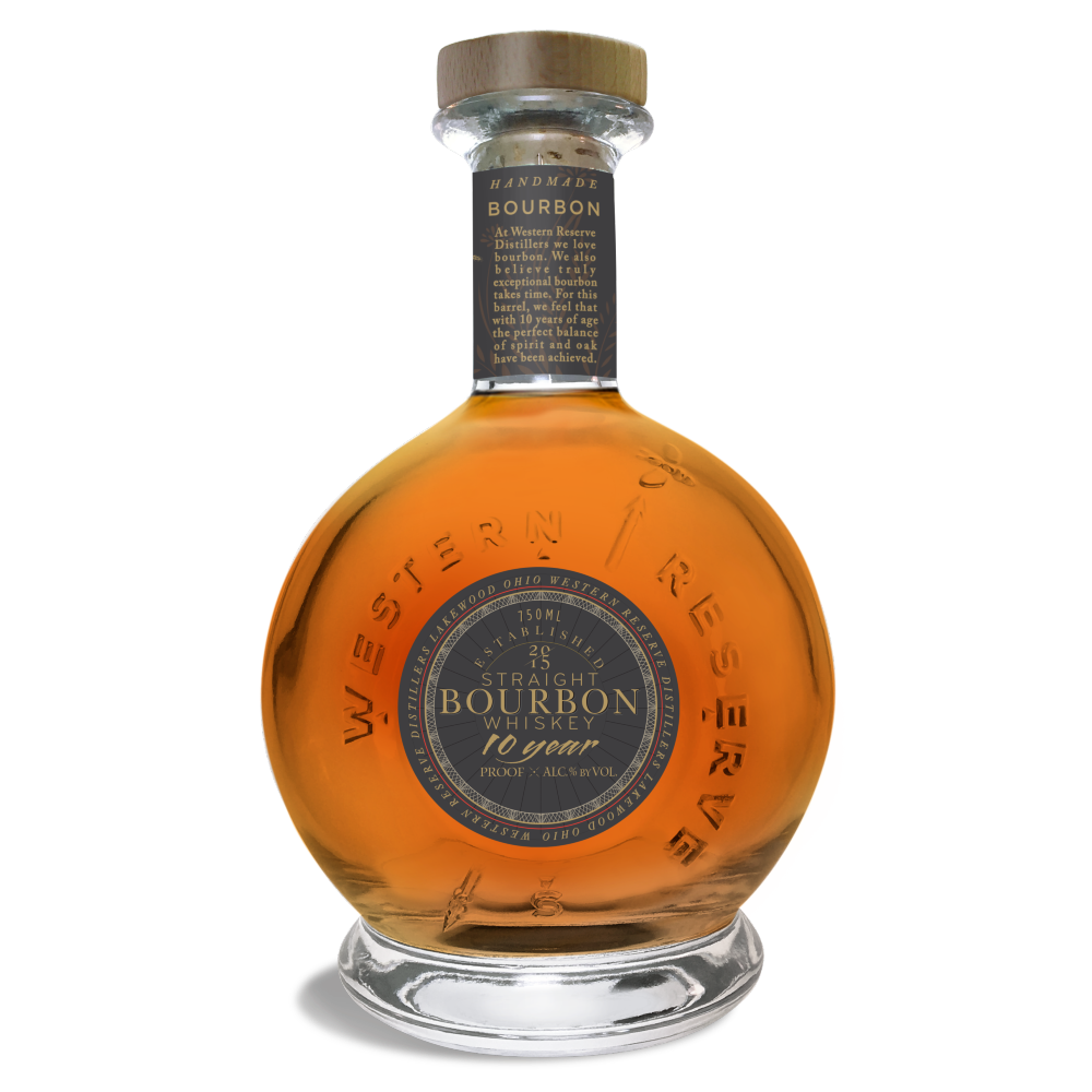 Western Reserve Distillers 10 Year Straight Bourbon Whiskey 750ml