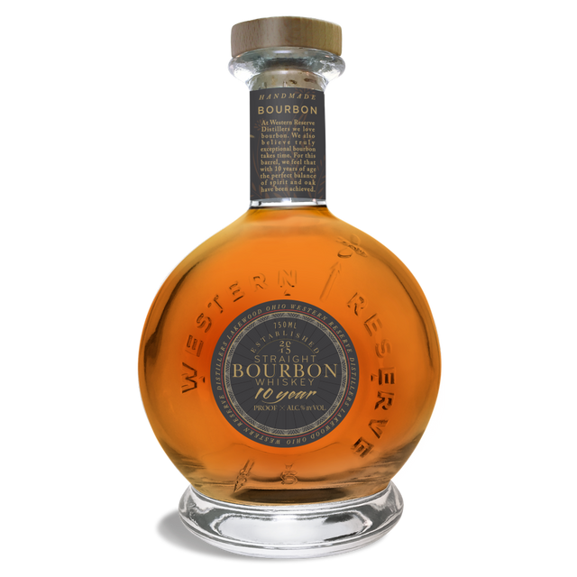 Western Reserve Distillers 10 Year Straight Bourbon Whiskey 750ml