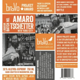 BroVo Project Amaro NYC Tschetter 750ml