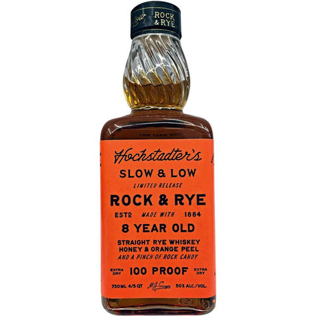 Hochstadter's Slow & Low Rock and Rye 8 Year 100 Proof Limited Release 750ml