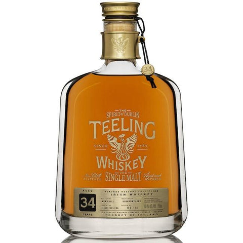Teeling 34 Year Old Single Malt Irish Whiskey - De Wine Spot | DWS - Drams/Whiskey, Wines, Sake