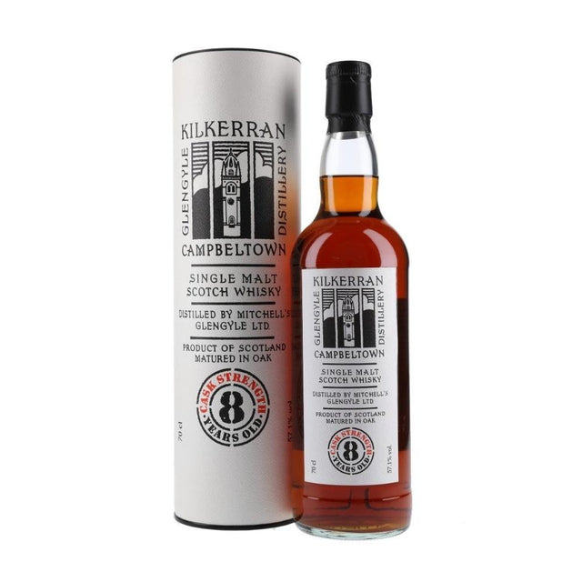 Kilkerran Cask Strenght 8 Year Old Single Malt Scotch Whiskey 750ml