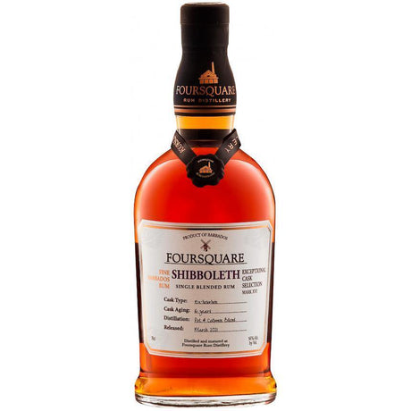 Foursquare Distillery Mark XVI "Shibboleth" 16 Year Old Exceptional Cask Selection Single Blended Rum - De Wine Spot | DWS - Drams/Whiskey, Wines, Sake