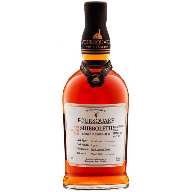 Foursquare Distillery Mark XVI "Shibboleth" 16 Year Old Exceptional Cask Selection Single Blended Rum 750ml