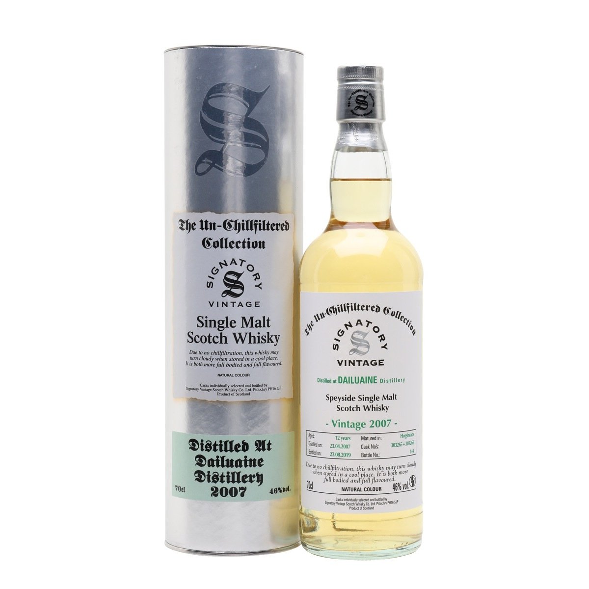 Dailuaine 12 yrs Unchillfiltered Signatory Single Malt Scotch Whisky