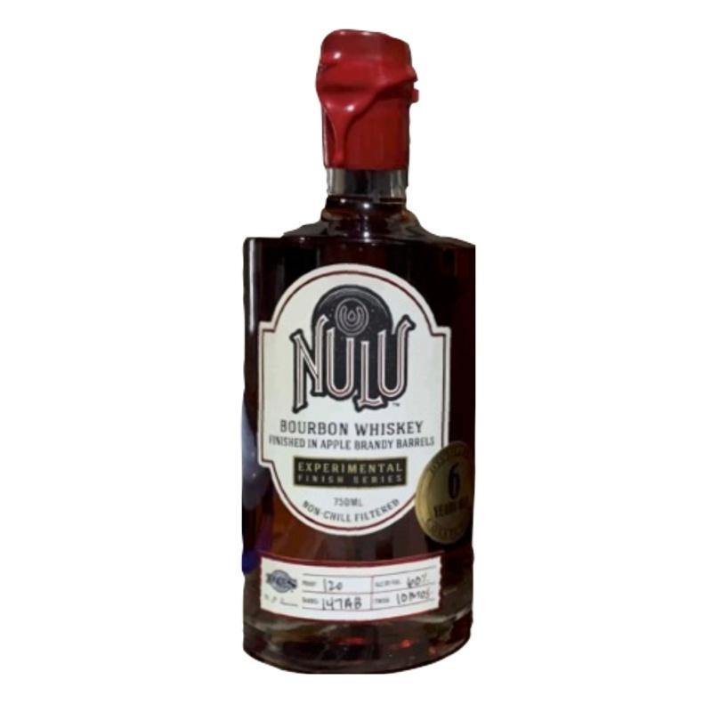 NULU 6 Year Old Single Barrel Bourbon Whiskey Aged In Apple Brandy Barrels