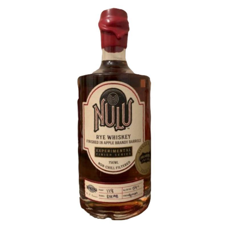 NULU 5 Year Old Single Barrel Rye Whiskey Aged In Apple Brandy Barrels