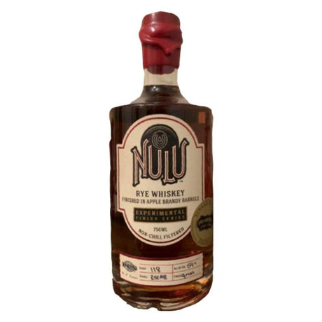 NULU 5 Year Old Single Barrel Rye Whiskey Aged In Apple Brandy Barrels