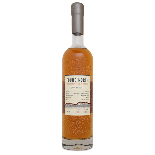 Found North 17 Years Old Cask Strength Rye Whisky Batch 003