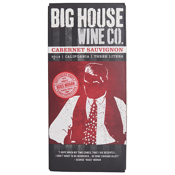 Big House Wine Company Cabernet Sauvignon Bugs Moran 3.0L