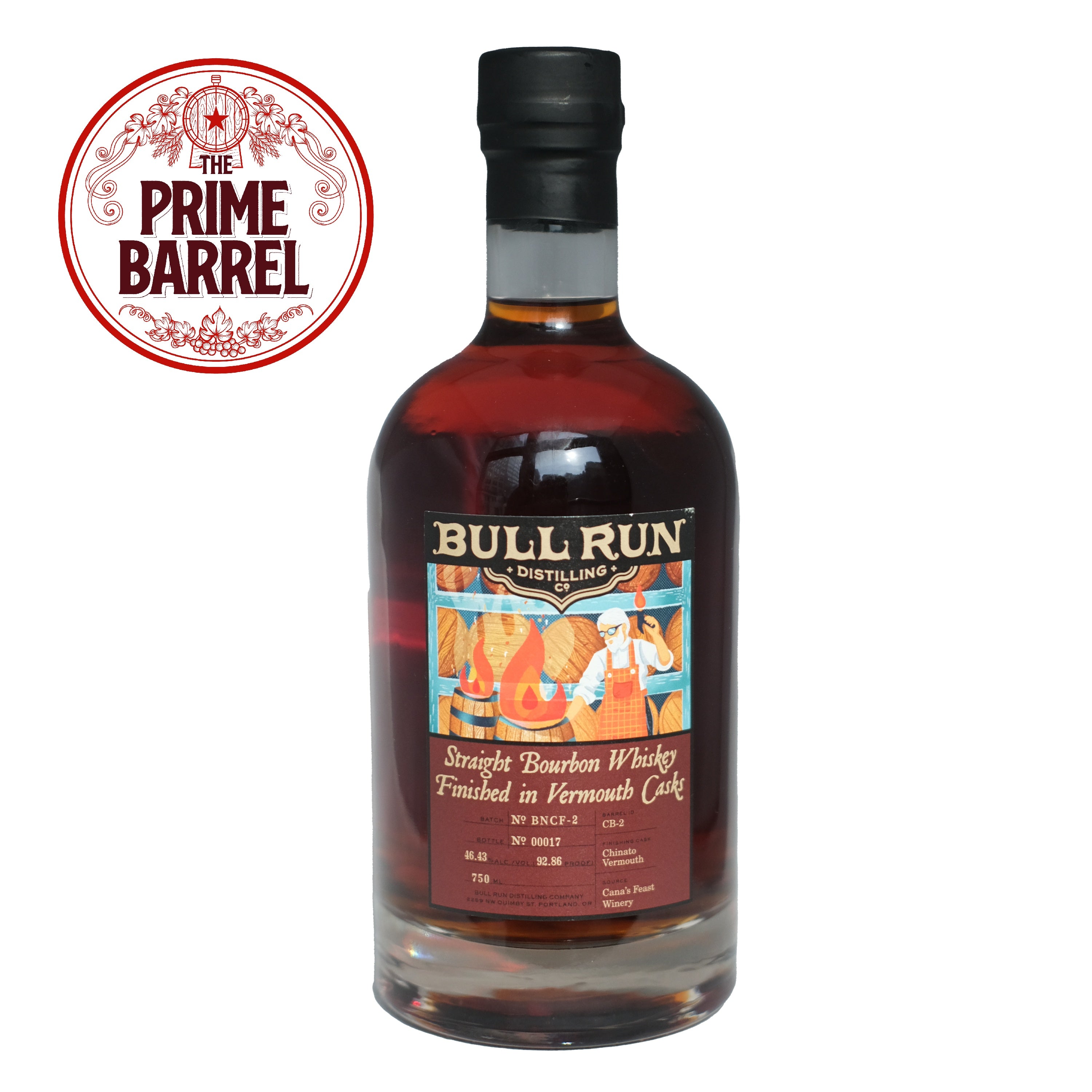 Bull Run Straight Bourbon Whiskey — Bitters & Bottles