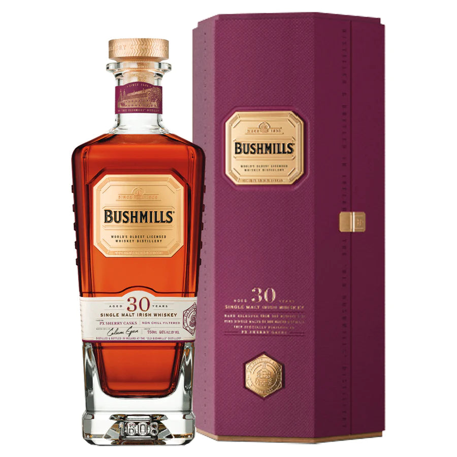 Bushmills 30-YEar-Old Single Malt Irish Whiskey