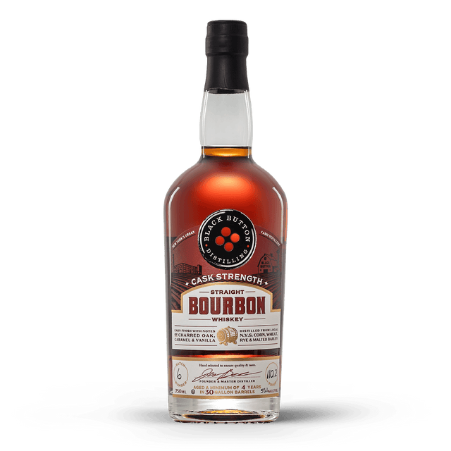 Black Button Distilling Cask Strength Straight Bourbon 750ml