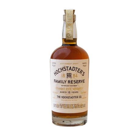 Hochstadter's 1884 Family Reserve 16 Years Aged Straight Rye Whiskey - De Wine Spot | DWS - Drams/Whiskey, Wines, Sake