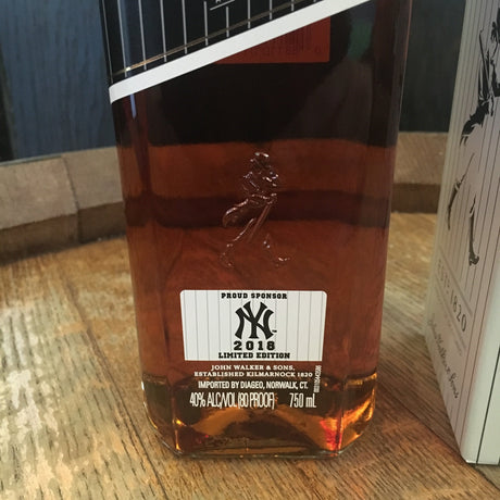 Johnnie Walker Black Label NY Yankees 2018 Limited Edition | Free Shipping on orders $400+