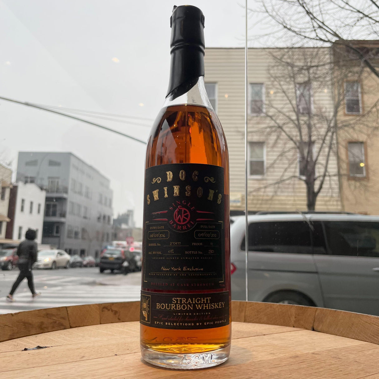 Doc Swinson's New York Exclusive 5 Year Old Single Barrel Cask Strength Straight Bourbon Whiskey - De Wine Spot | DWS - Drams/Whiskey, Wines, Sake