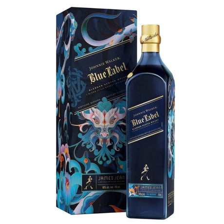 Johnnie Walker Blue Label James Jean Limited Edition Design Year Of The Dragon Scotch Whisky - De Wine Spot | DWS - Drams/Whiskey, Wines, Sake