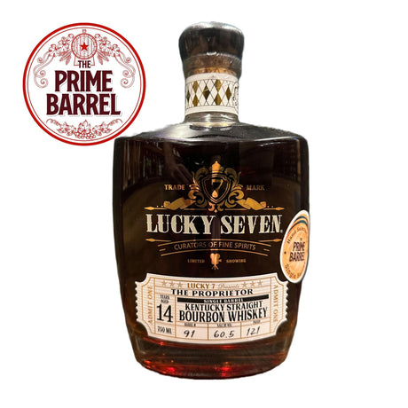 Lucky Seven 14 Years Old “Drink Lucky” Single Barrel Kentucky Straight Bourbon Whiskey The Prime Barrel Pick #42 - De Wine Spot | DWS - Drams/Whiskey, Wines, Sake
