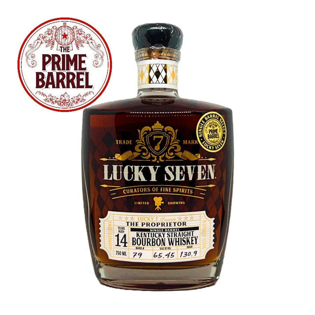 Lucky Seven 14 Years Old "What's In The Bottle?!" Single Barrel Kentucky Straight Bourbon Whiskey The Prime Barrel Pick #36 - De Wine Spot | DWS - Drams/Whiskey, Wines, Sake